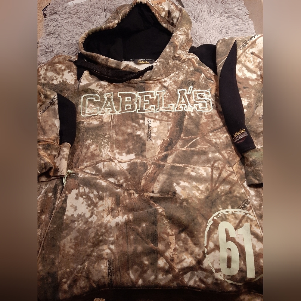 Cabelas Color phase Sweatshirt Size Med